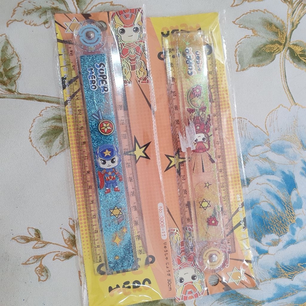 

Penggaris lipat gliter