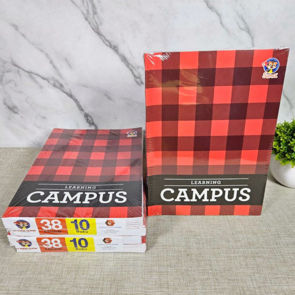 

buku tulis campus suma ukuran boxy campus panjang 38 lembar 10 buku