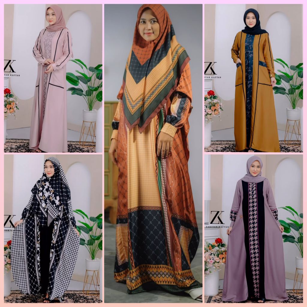 Gamis Zakiyah Kaftan Terbaru