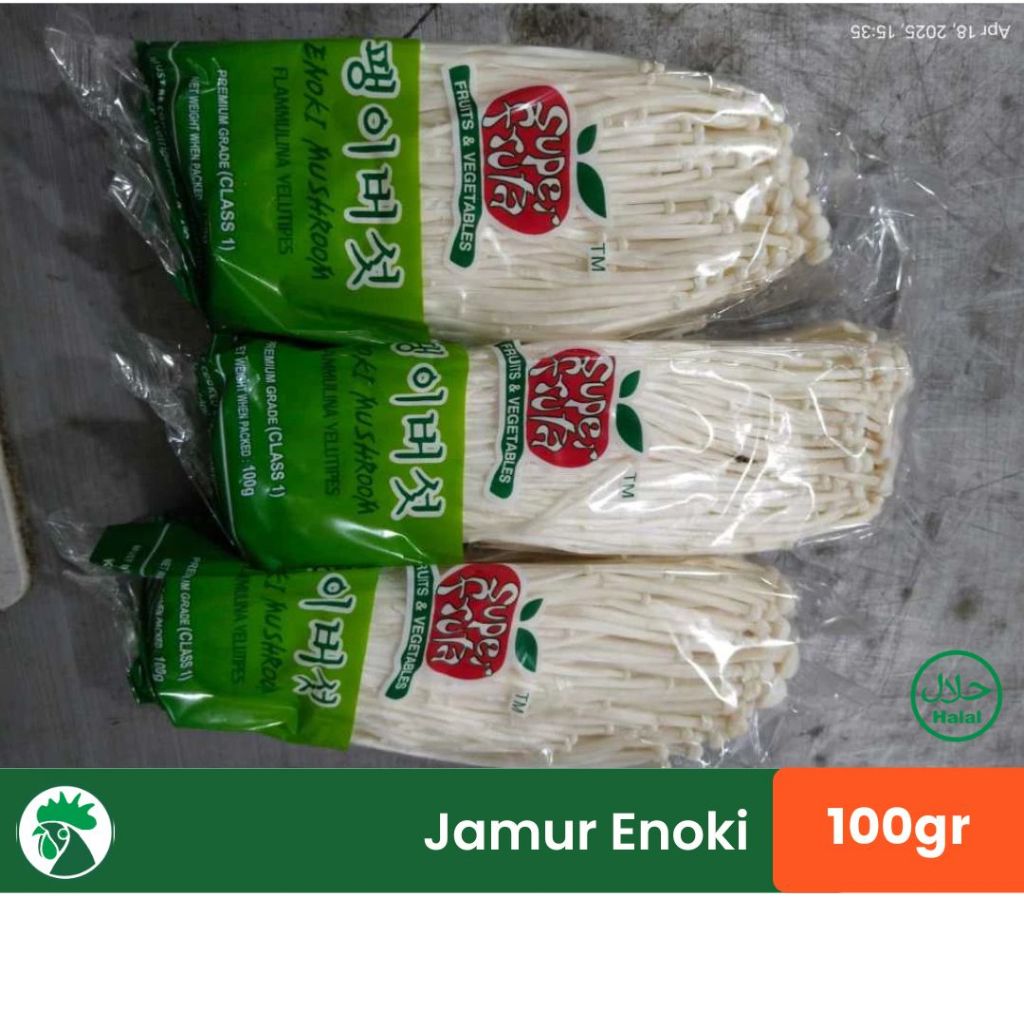 

Jamur Enoki Segar Jamur bahan Steamboat Enoki Mushroom 100gr
