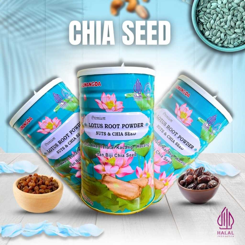 

[BPOM HALAL] OUFEN LOTUS ROOT POWDER - BUBUR AKAR TERATAI CHIA SEED/ALMOND