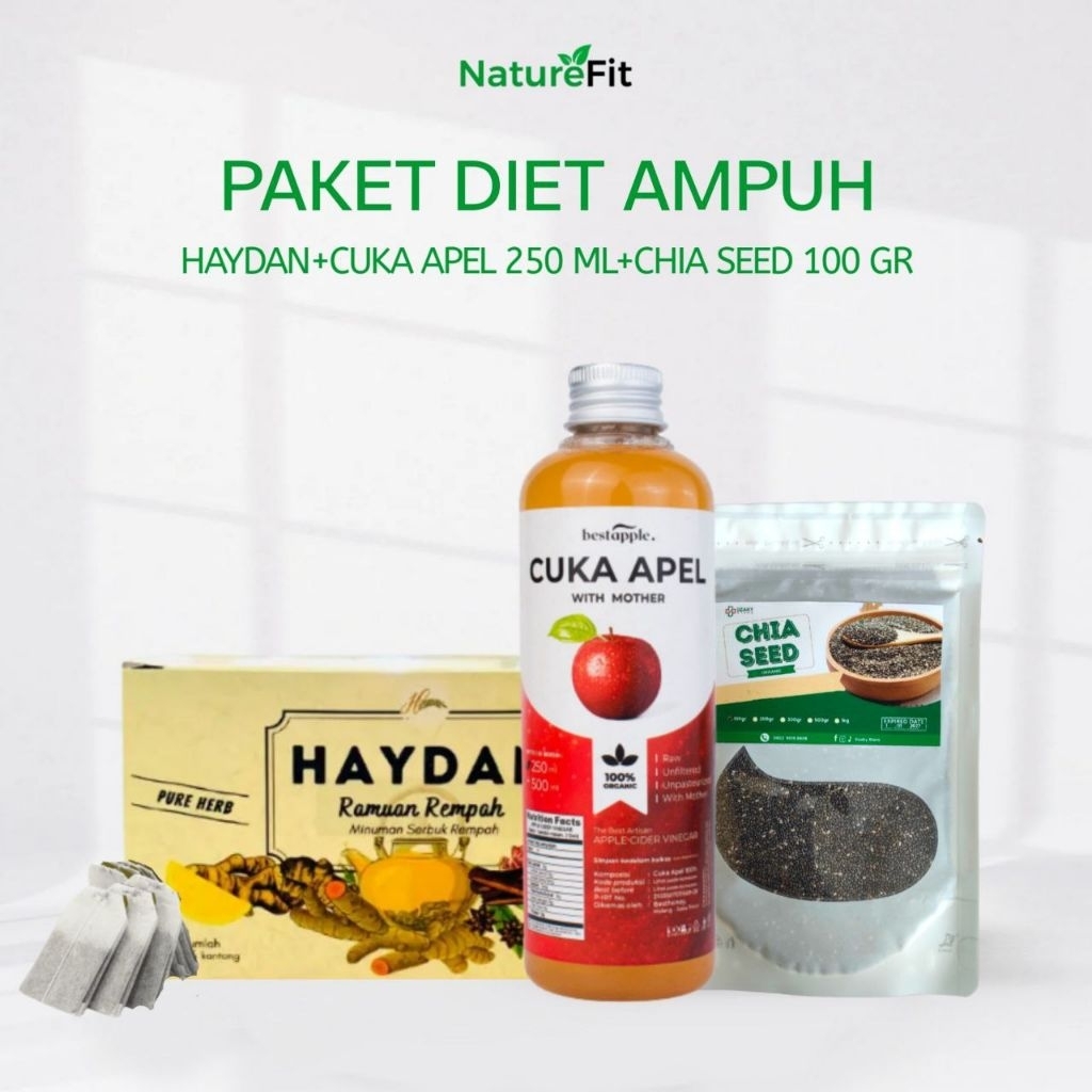 

COD PAKET DIET AMPUH | Teh Detox | Teh Celup Rempah | JSR | Diet | Imunitas | Ramuan Rempah Haydan | Cuka Apel | chiaseed