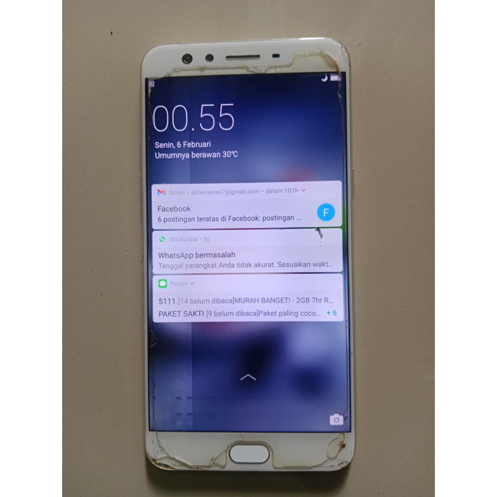 hp minus lcd oppo f3 plus