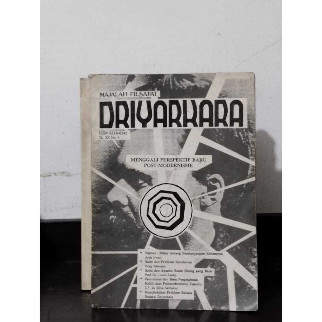 majalah filsafat driyarkara
