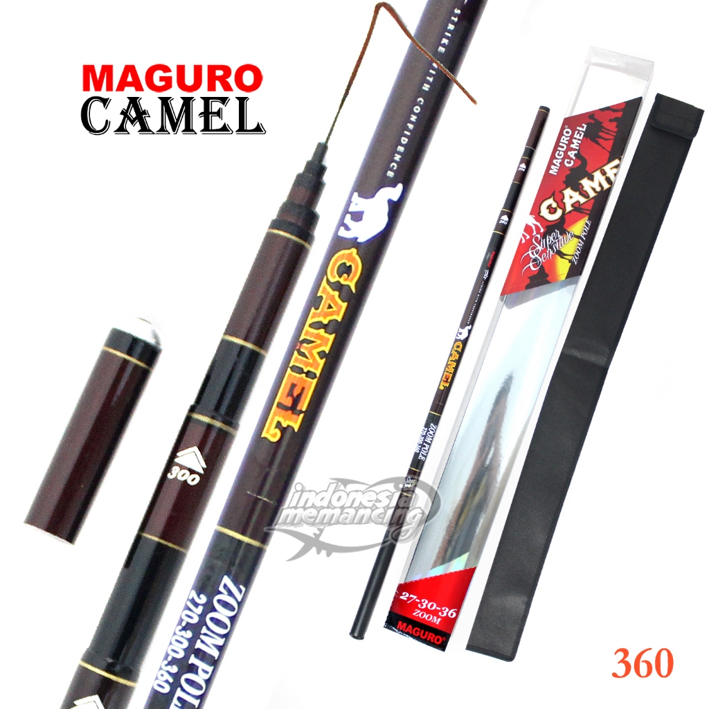 Joran Tegek Maguro Camel Zoom Pole  Labuan Pancing