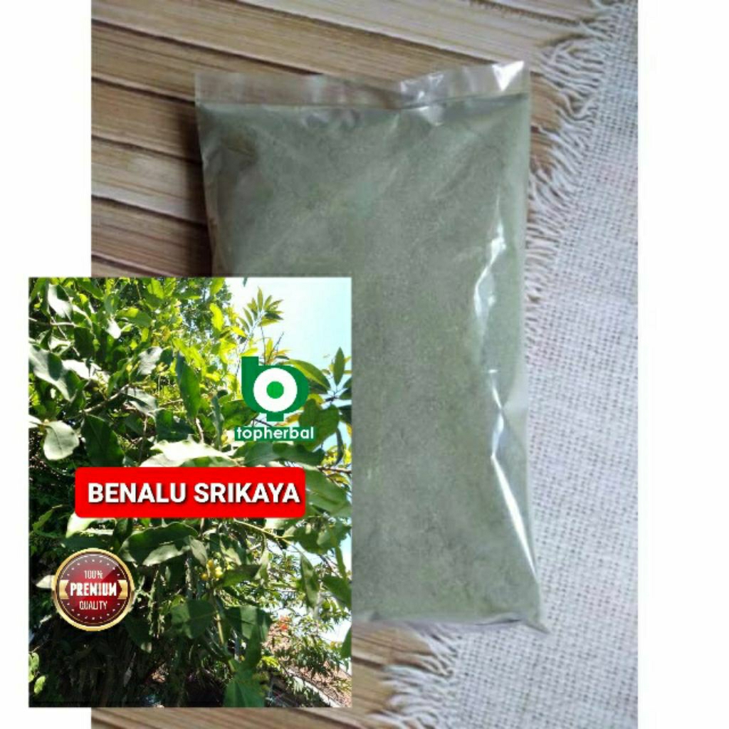 

Bubuk Benalu Srikaya 1 Kg/1000 Gram Kering Hijau Organik Super Premium