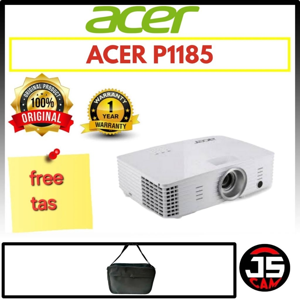 PROYEKTOR ACER P1185 DLP 3300 ANSI LUMENS