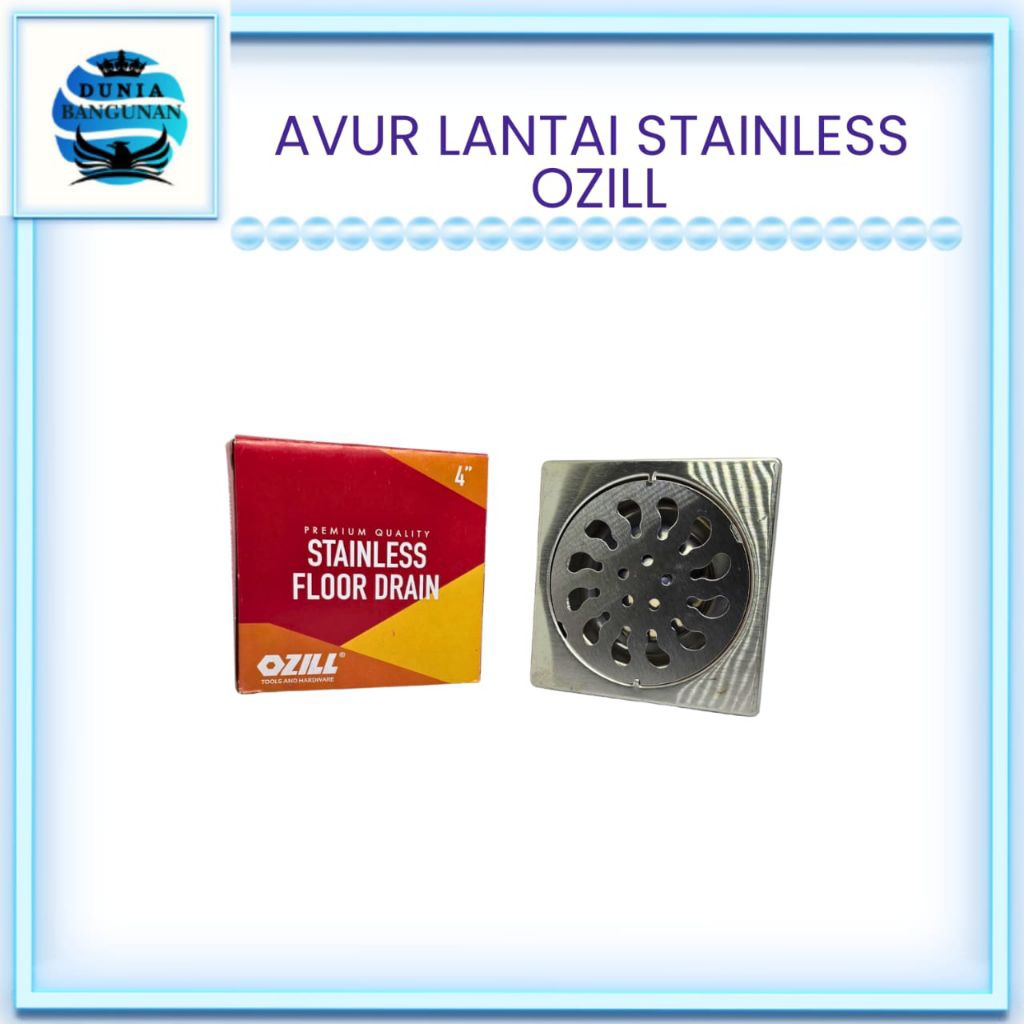 SARINGAN GOT AVUR LANTAI STAINLESS