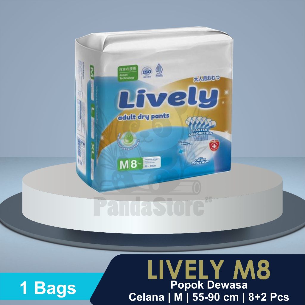 Lively Popok Dewasa Celana | Popok Lansia