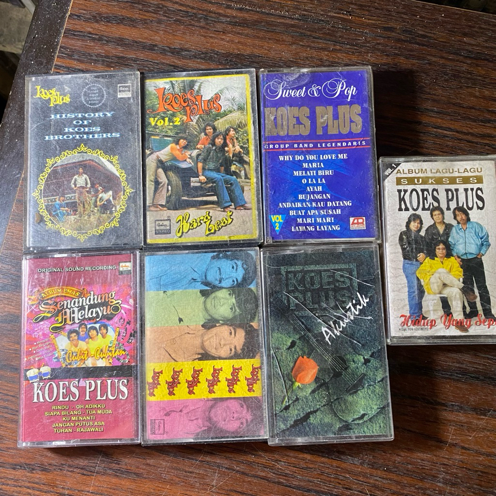 KUMPULAN KASET PITA KOES PLUS - ORIGINAL