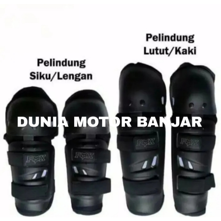 BJM DEKER FOX Deker Lutut Motor - Pengaman Lutut Motor - Dekker Decker Protektor Pelindung Lutut Sik