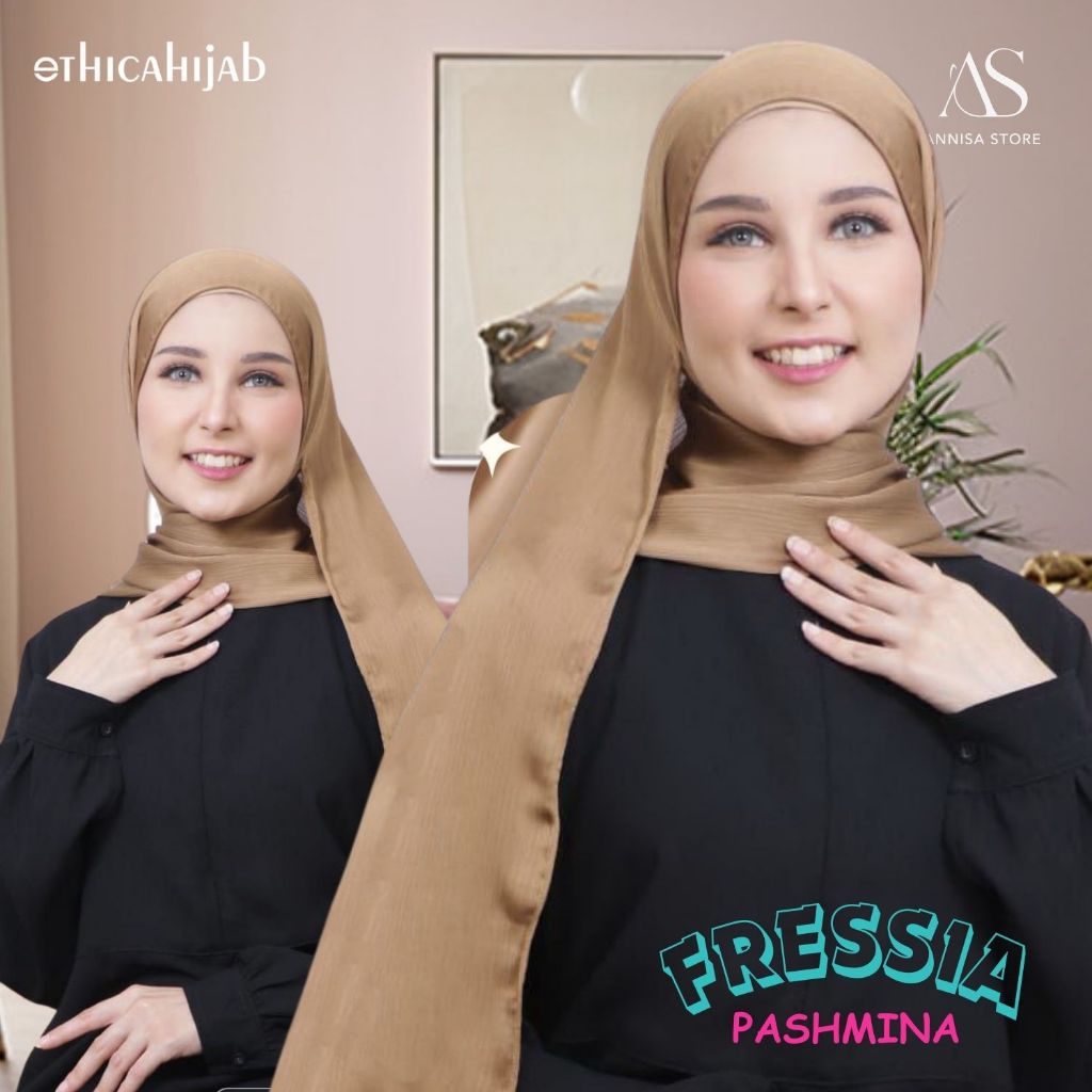 PASMINA ETHICA HIJAB FRESSIA PASHMINA CINNAMON / PASMINA DAILY OUTFIT WANITA