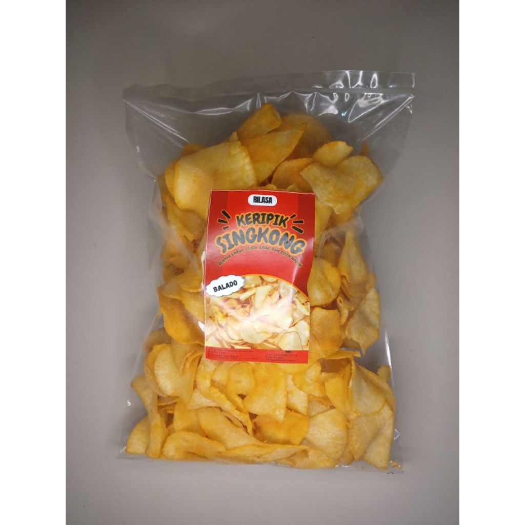 

Kripik Singkong Balado 100,200gr