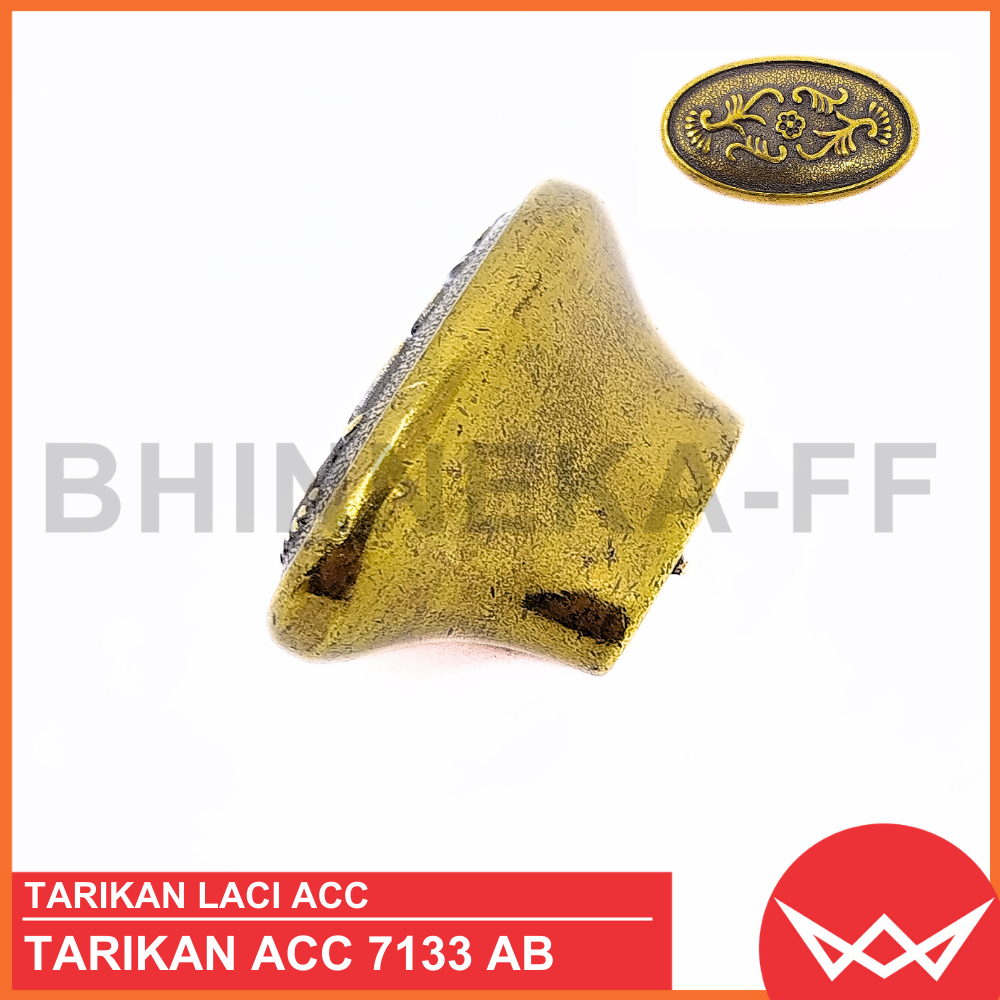 Pegangan Tarikan Laci / Handle Lemari Minimalis / Tarikan Laci Antik 7133 AB