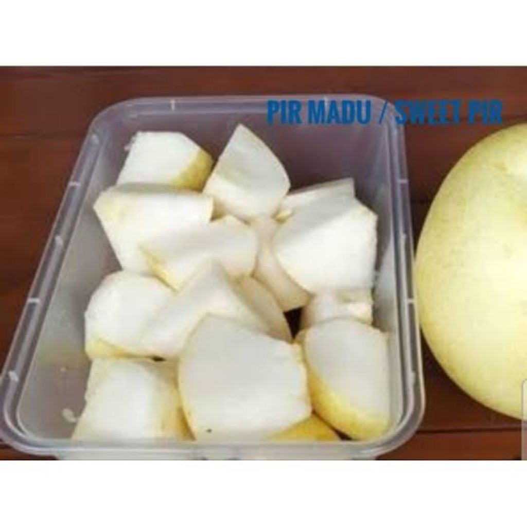 

Buah Pir Kupas fresh / Kupas dadakan