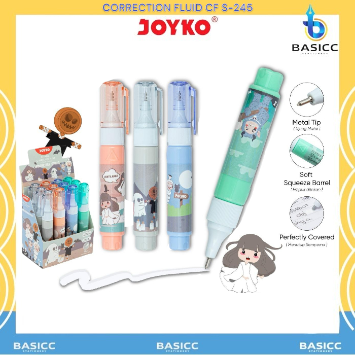

Joyko Correction Fluid Cairan Koreksi Penghapus Cair CF-S245 | @ 1 Pcs
