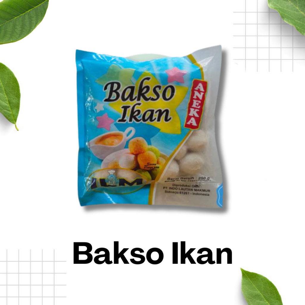 

Bakso Ikan 1 Pack / olahan ikan / olahan bakso / pentol ikan / masakan ikan / Sidoarjo Surabaya