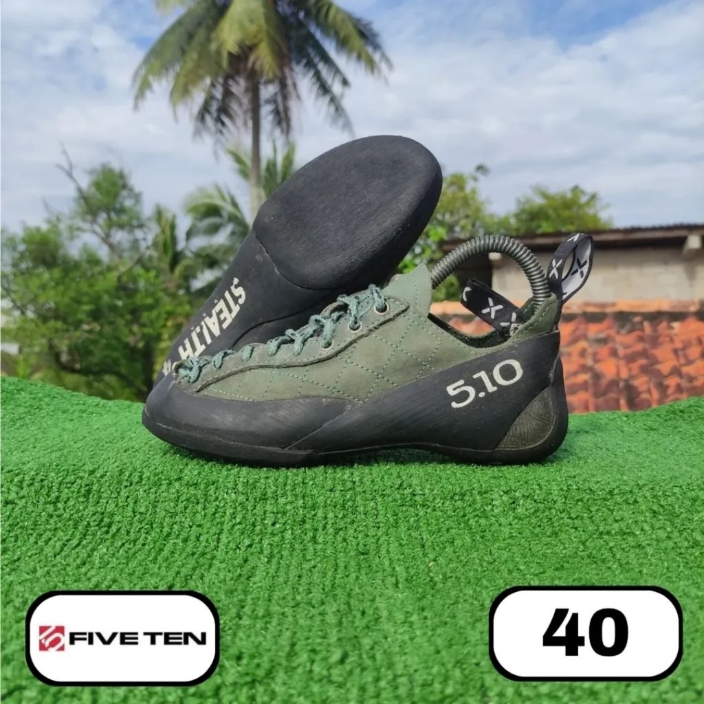 Sepatu climbing panjat tebing Five Ten Junior Green 40