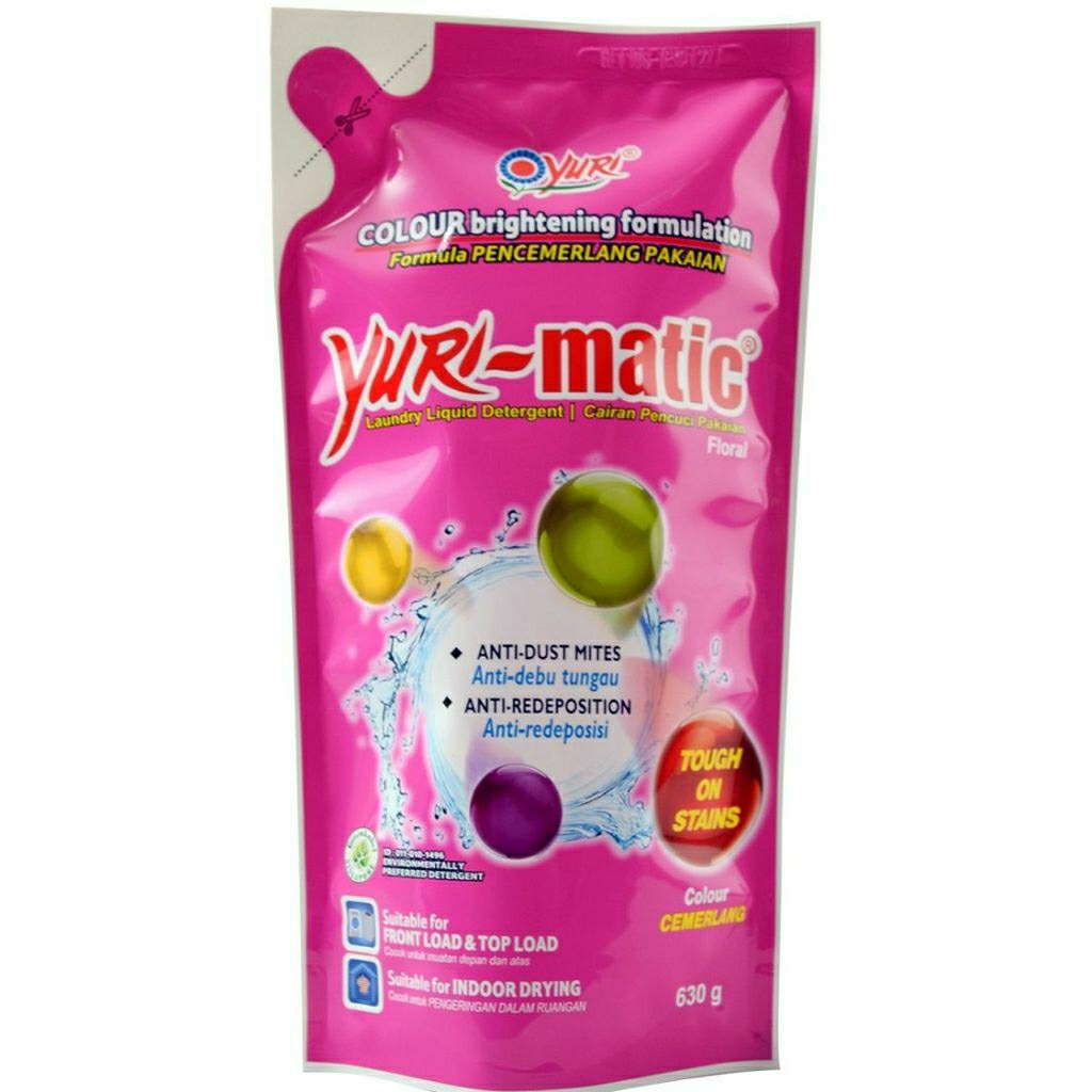 YURI MATIC DETERGEN PAKAIAN 630G