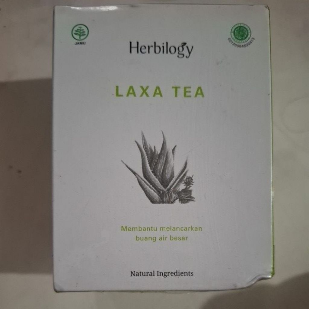 

Herbilogy LAXA TEA isi 20 kantong
