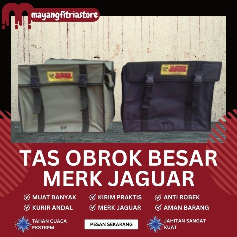 Tas Kurir Motor - Tas Obrok Profesional – Merk Jaguar