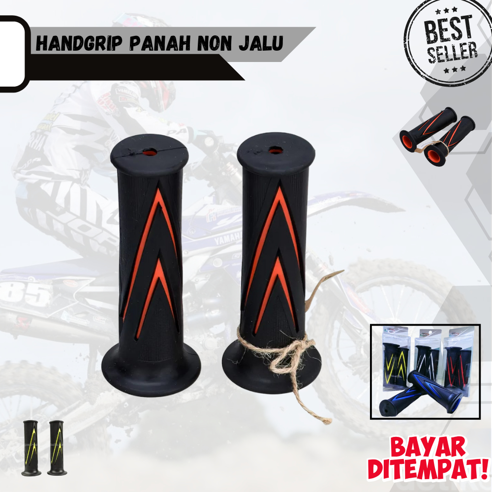 Handgrip Variasi Model Panah Non Jalu Handgrip Sarung Gas Model Panah Universal Semua Motor Beat Mio