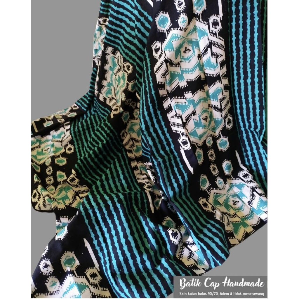 Kain Batik Cap Katun Halus Sekar Jagad Kain Batik Halus Hitam Kombi Nude Bahan Batik Katun Motif Son