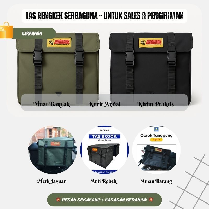 Tas Kurir / Tas Obrok / Tas Pos Motor / Tas Sales ( Jaguar )