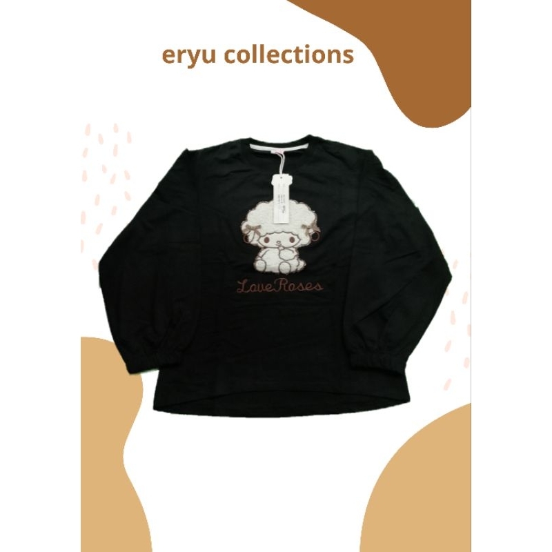 ATASAN OVERSIZE ANAK PEREMPUAN LENGAN BALON