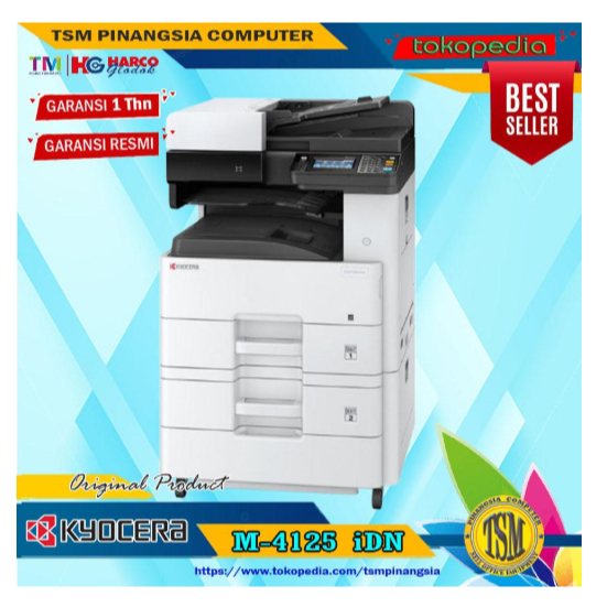 Kyocera Ecosys M4125IDN / M-4125 idn Mesin Fotocopy Ukuran Kertas A3