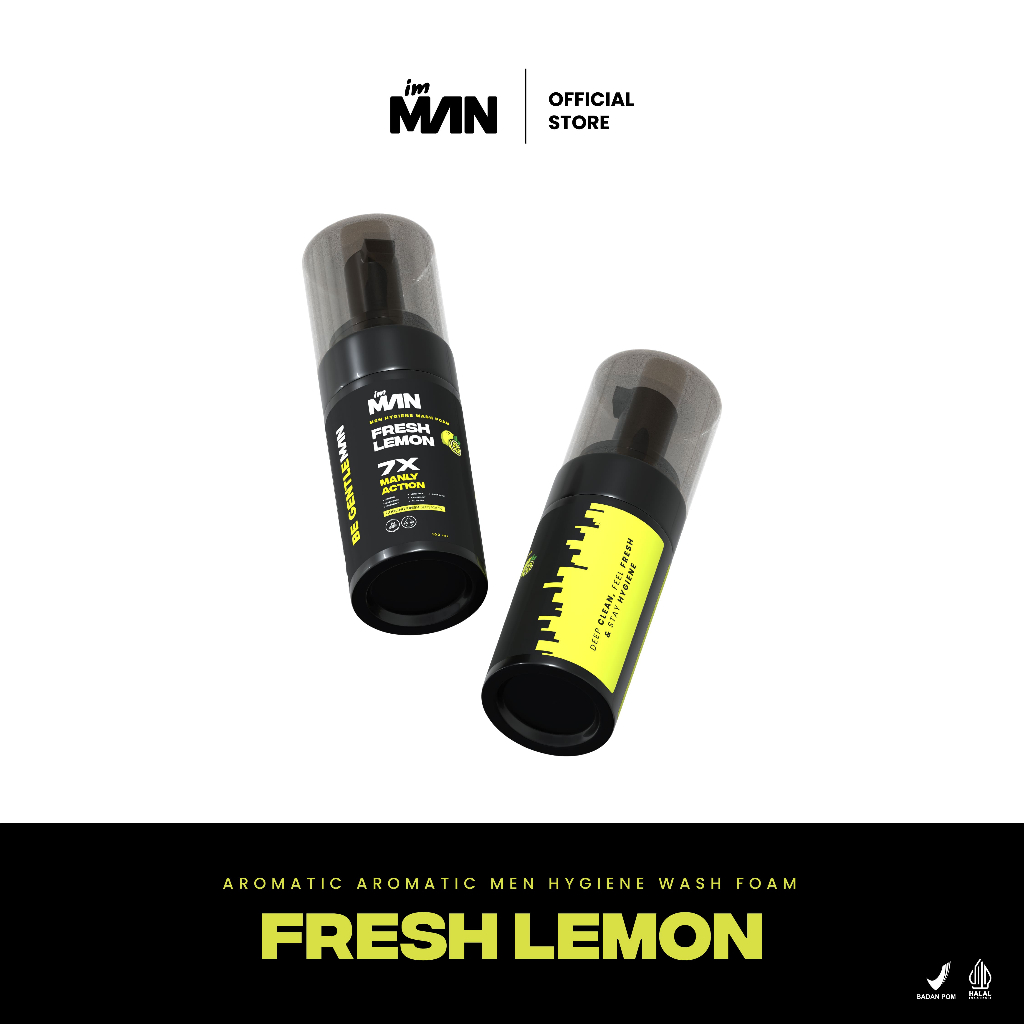IM MAN Hygiene Spray - Lemon Fresh Scent 23 ml