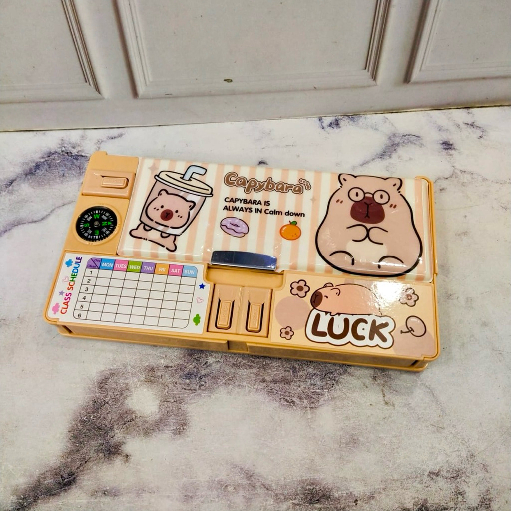 

TEMPAT PINSIL MAGNET CAPYBARA KODE 572-1 FREE SPIDOL WHITEBOARD