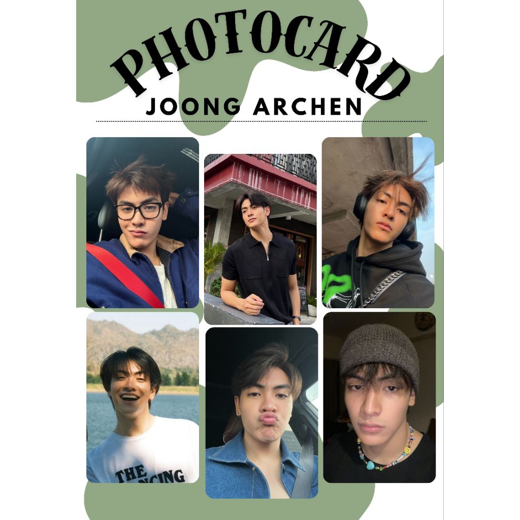 [MIN ORDER 3] PHOTOCARD JOONG ARCHEN , GMMTV ARTIST , PC UNOFFICIAL