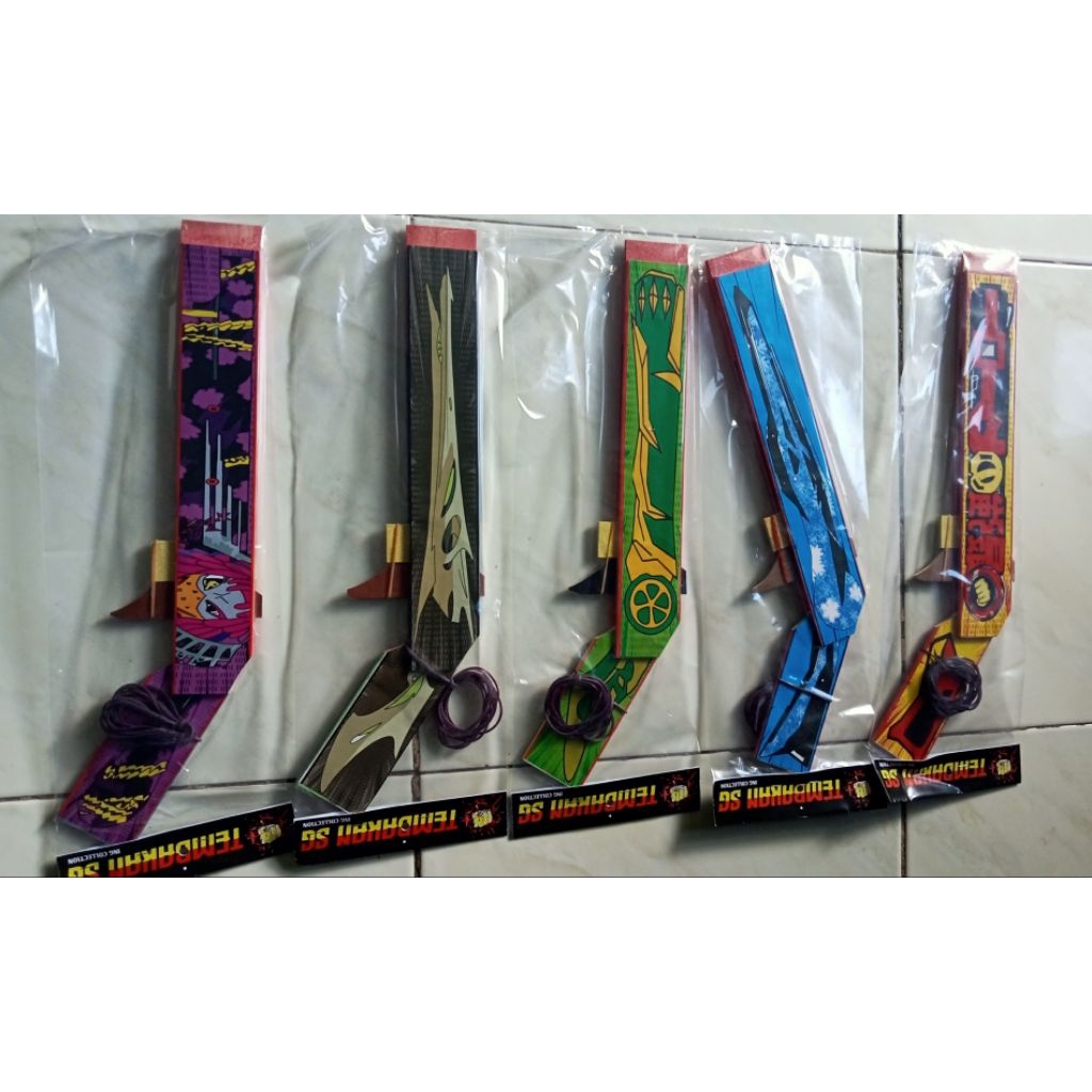 Maianan Tembakan SG Tembakan Kayu Peluru Karet Ukuran Besar