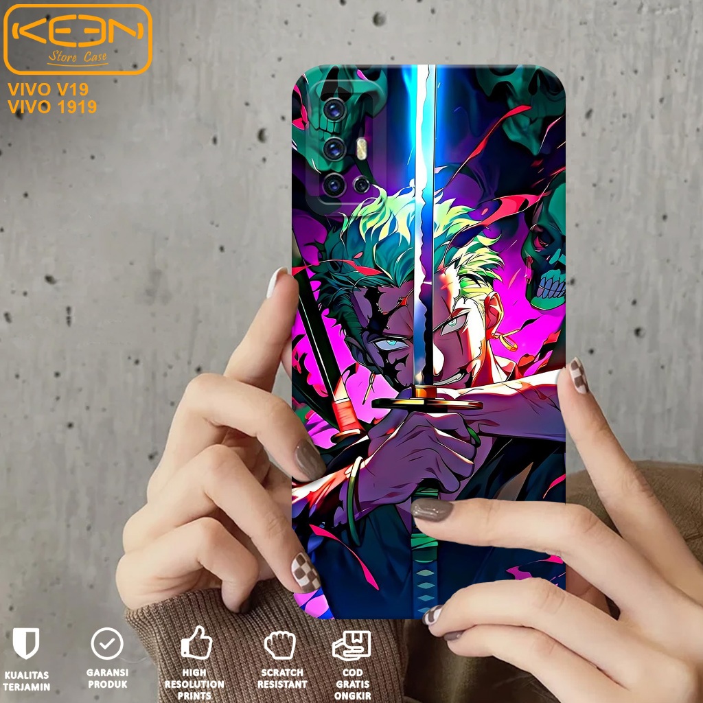 Case Vivo V19 - Casing Hp Vivo V19 Motif ZORO - Softcase Vivo V19 - Softcase Hp Vivo - Case Hp - Sil