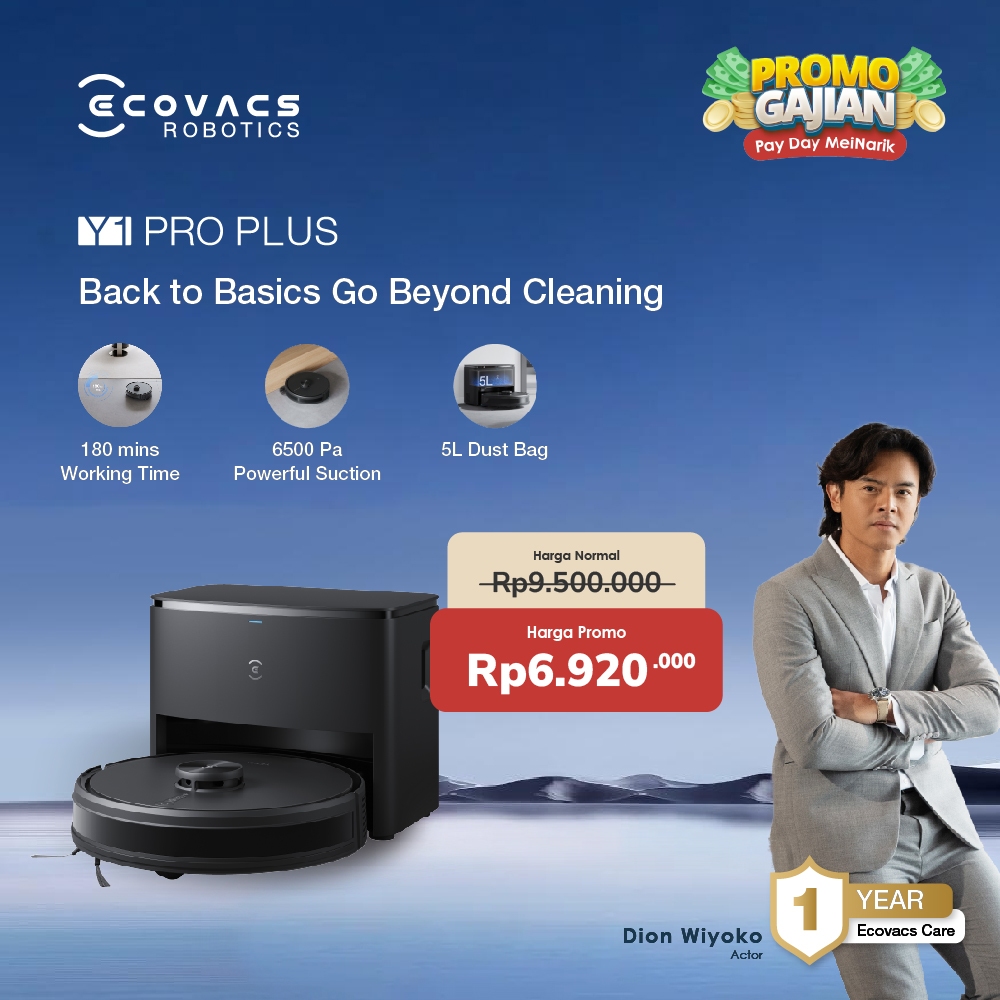 Ecovacs DEEBOT Y1 PRO - Robot Vacuum and Mop