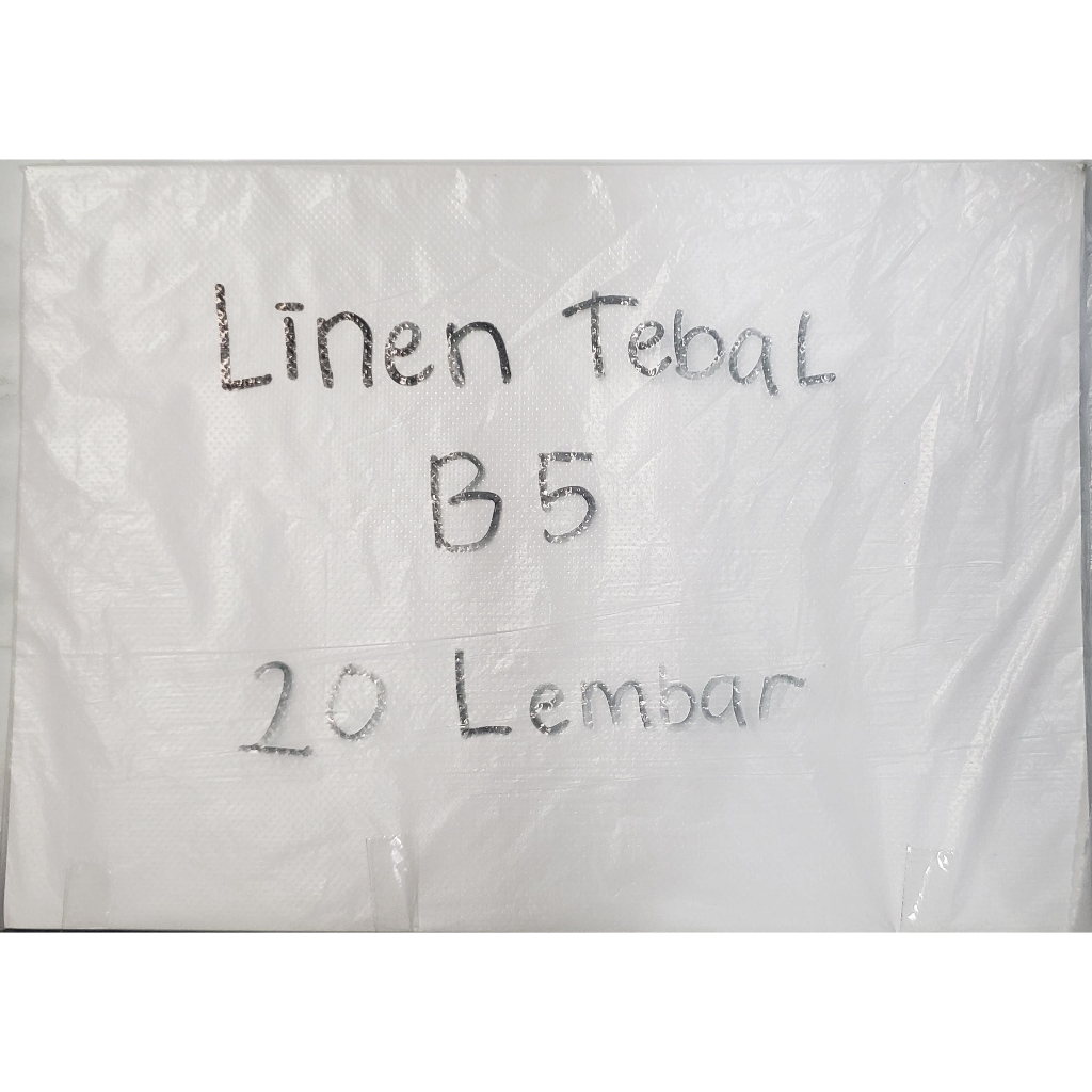 

Kertas Linen Putih Tebal 200 Gsm Isi 20 lembar / Kertas Sertifikat Ukuran B5 200 gsm isi 20 Lembar