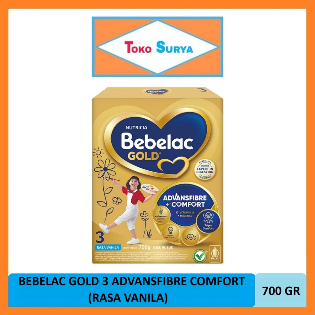 

Bebelac Gold 3 Susu Bubuk Anak 1-5 Tahun Rasa Vanila 700 Gr