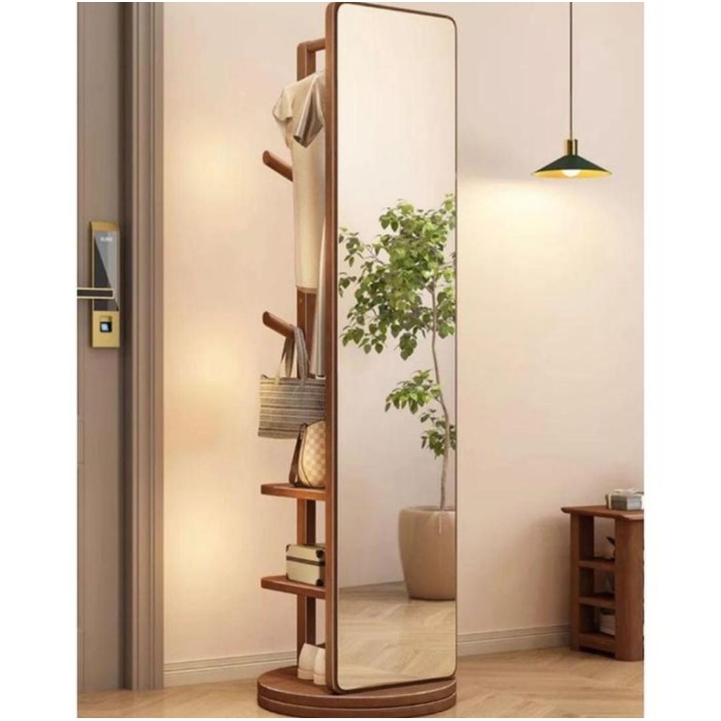 Teak Swivel Hanger / hanger kayu aesthetic / gantungan baju