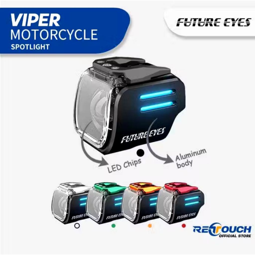 Future Eyes Viper New Lampu Tembak Aksesoris Motor | Lampu Tembak Motor | Aksesoris Lampu Tembak