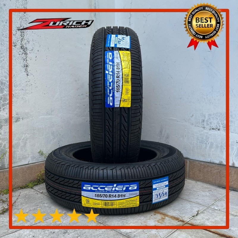 Ban Mobil 165 70 R14 Merek Accelera Eco Plush Ukuran 165/70 R14 Tubles