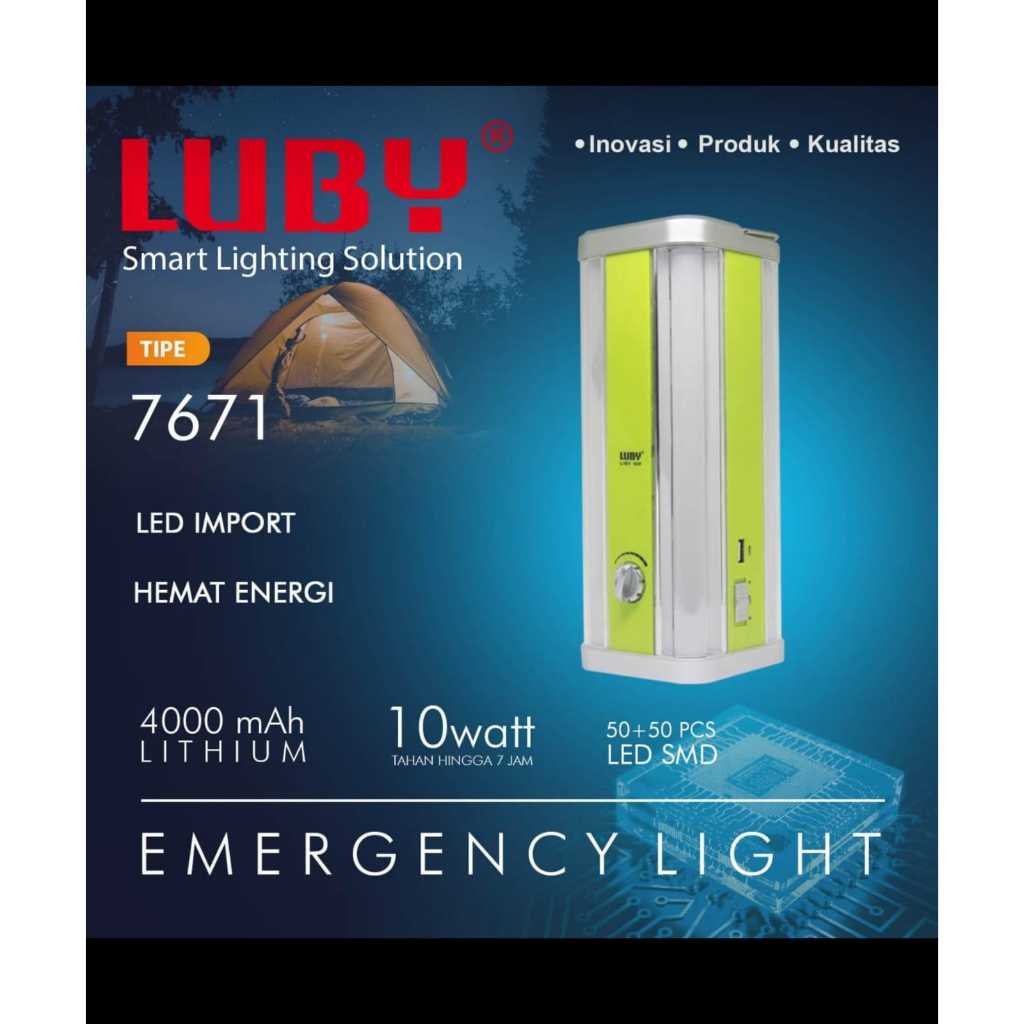 Lampu Emergency Luby L-7671 / Luby Emergency L7671
