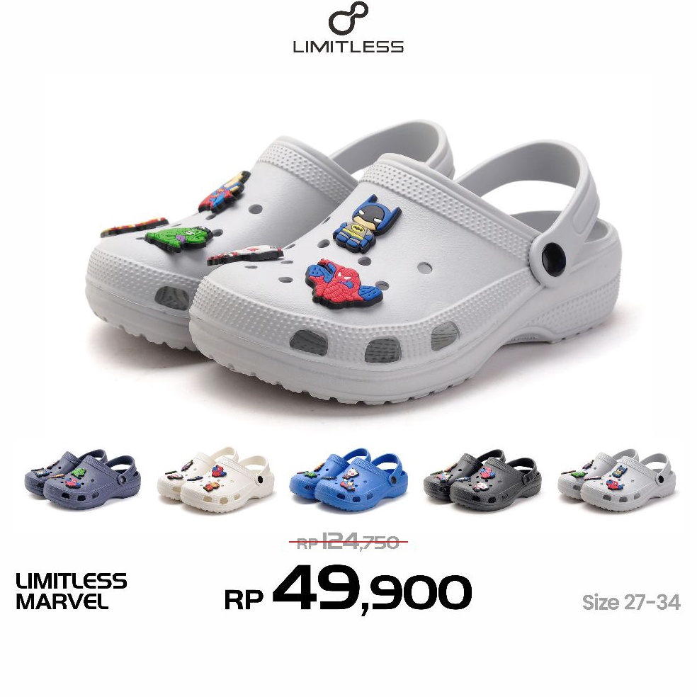 KODE K42F LIMITLESS SPESIAL EDITION MARVEL Sandal Selop Anak Laki Laki Eva Terbaru 225 Sendal Slip O