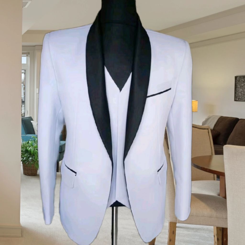 JAS TUXEDO WEDDING PRIA FORMAL PREMIUM LAPEL HITAM