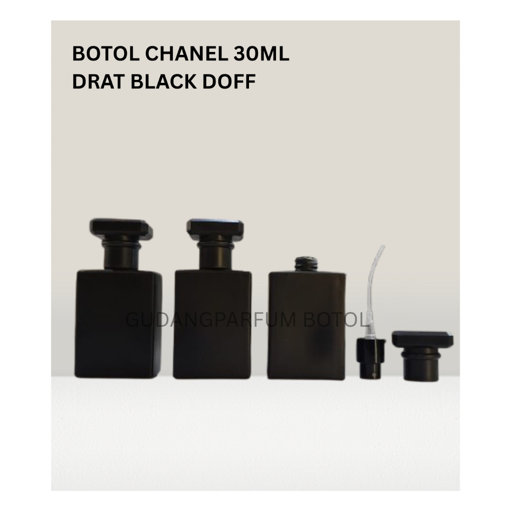 BOTOL PARFUM CHANEL 30ML DRAT FULL BLACK