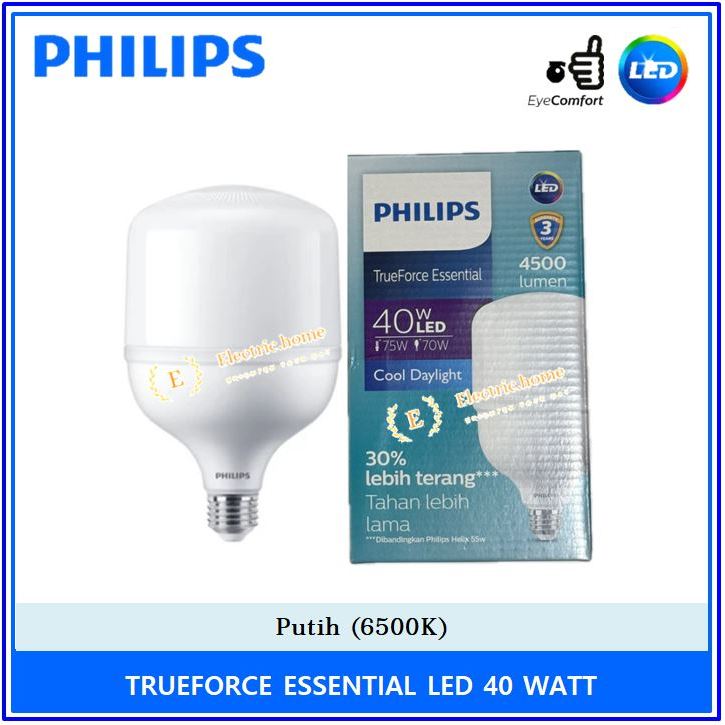 PHILIPS LED TRUEFORCE ESSENTIAL 40W 40 WATT LED PHILIPS 40W 40 WATT TRUEFORCE ESSENTIAL PHILIPS PUTI
