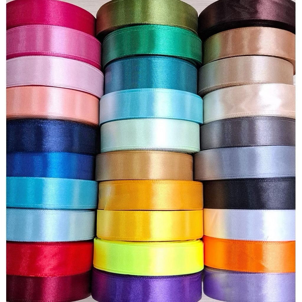 

PITA ROLL SATIN 2CM KADO DEKORASI HIASAN