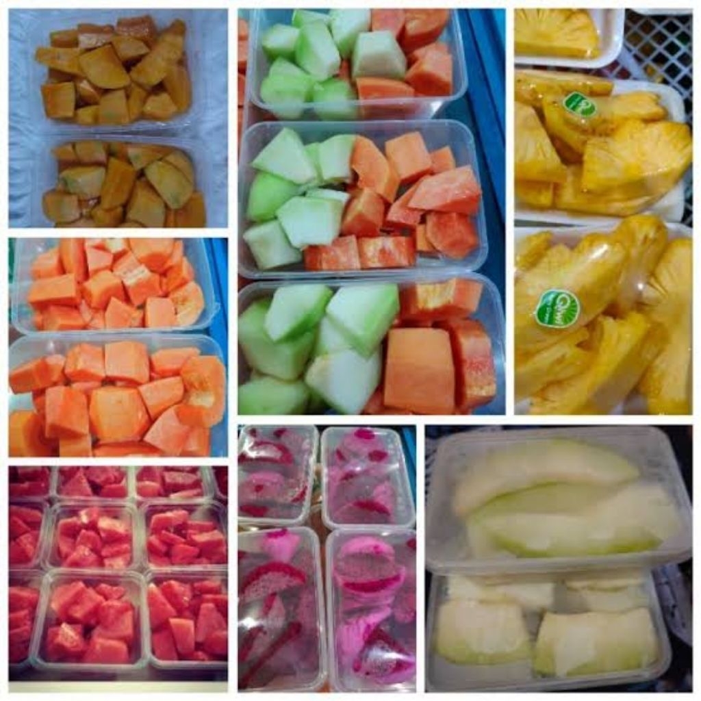 

Buah kupas fresh