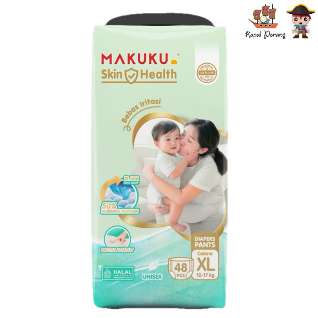MAKUKU SKIN HEALTH DIAPERS M/L/XL