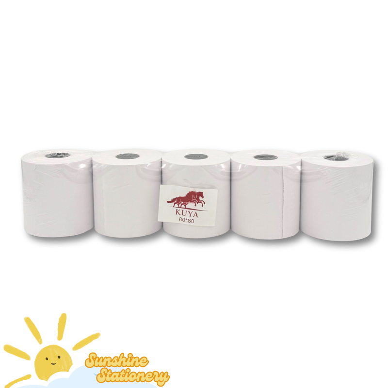

[PAK/5ROLL] KUYA Thermal Paper 80x80mm Kertas Struk Kasir 80mm